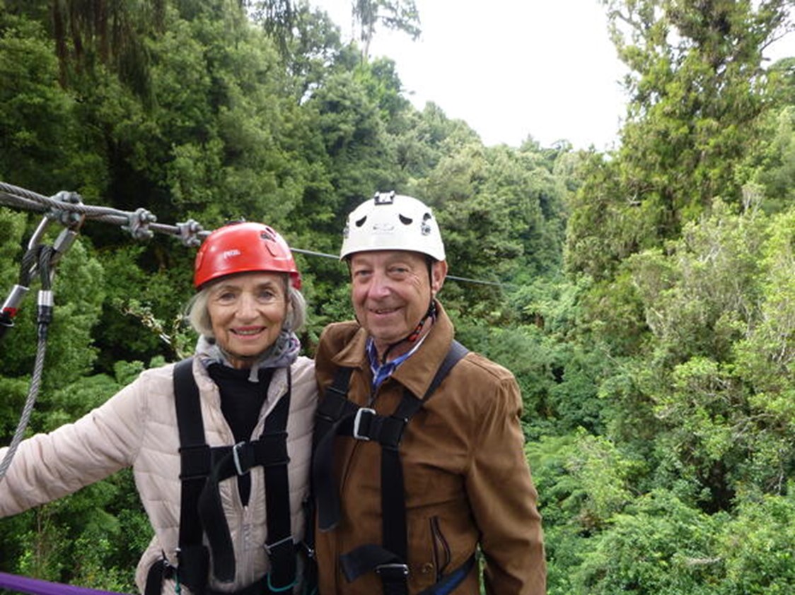 Canopy Tours adventure for over 65s