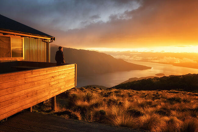 things to see and do in New Zealand - Luxmore Hut