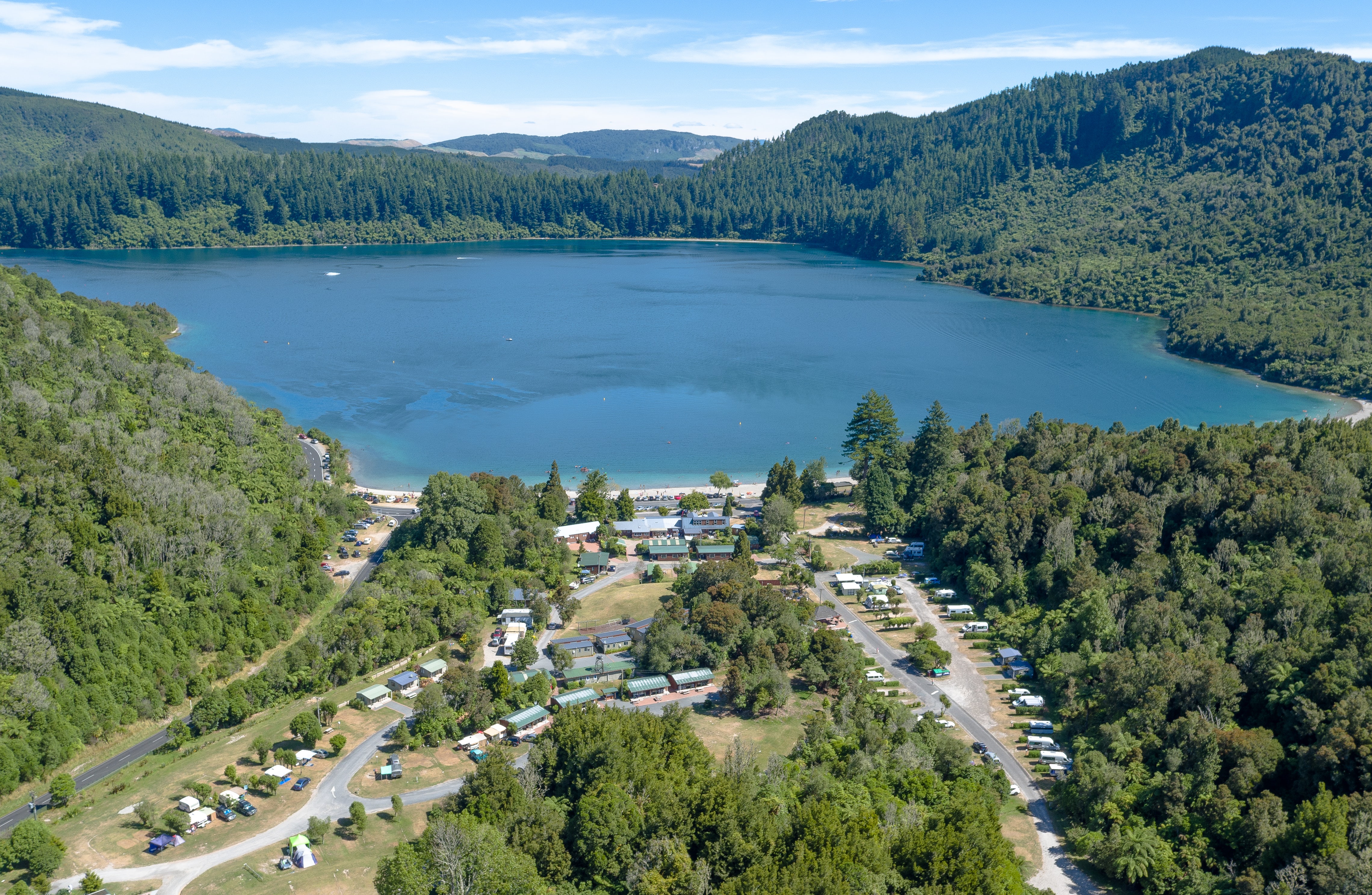 Blue Lake top ten Rotorua camp grounds