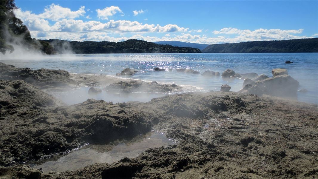 Hot Water Beach Lake Tarawera Rotorua Camp Grounds