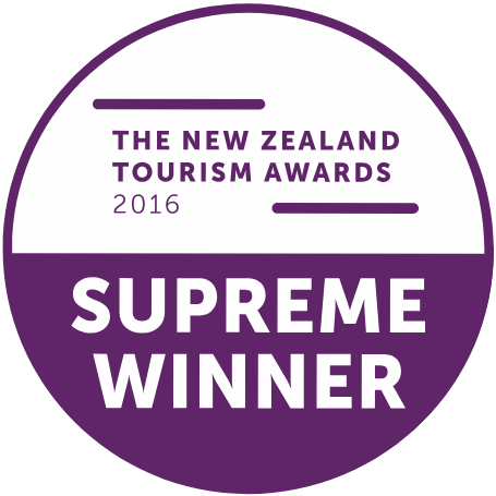 The New Zealand Tourism Awards 2016 Supreme Winner